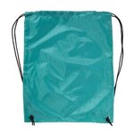 Drawstring Cinch up Backpack - Full Color - Teal