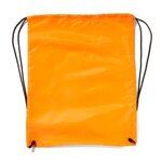 Drawstring Cinch up Backpack - Orange