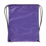 Drawstring Cinch up Backpack - Purple