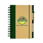 Eco-Inspired Hardcover Notebook & Pen - Full Color -  