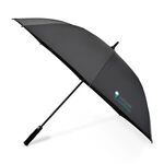 Elements 60" Recycled Auto Open Golf Umbrella - Black