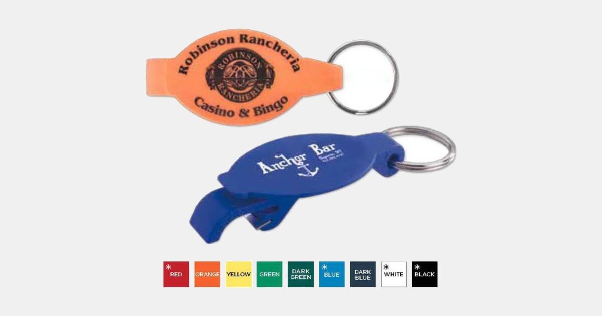 Key Tag with Elliptical Beverage Wrench (TM) Custom Imprinted ...