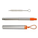 Festival Telescopic Drinking Straw Kit - Orange