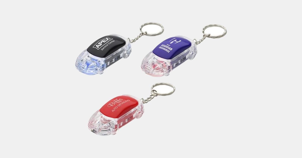 Marketing Flashing Car Key Chain with your logo