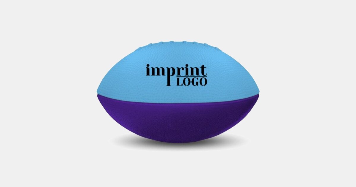 Foam Footballs Nerf 6" Color Top with your logo