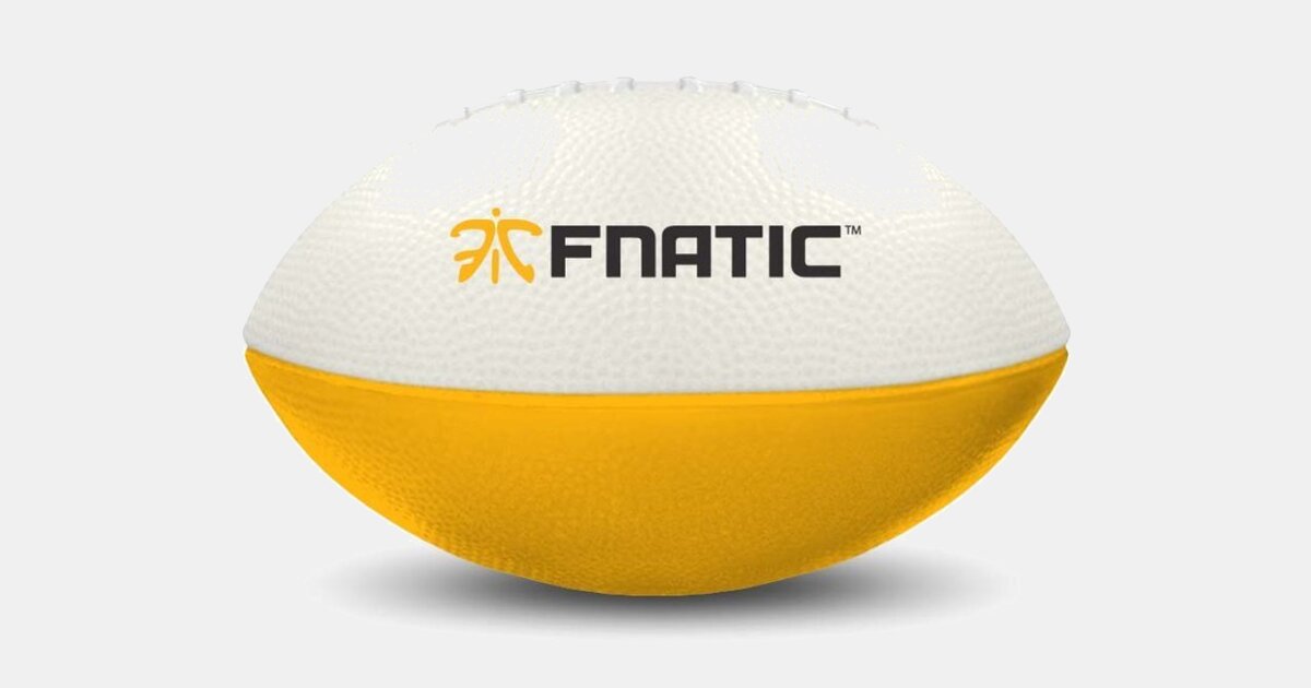 Foam Footballs Nerf 6" White Top with your logo