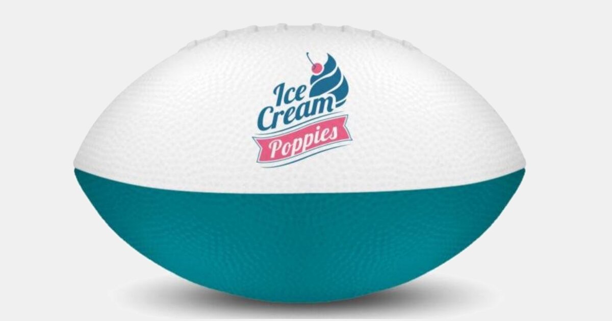 Stress Ball Foam Footballs Nerf Micro 4in