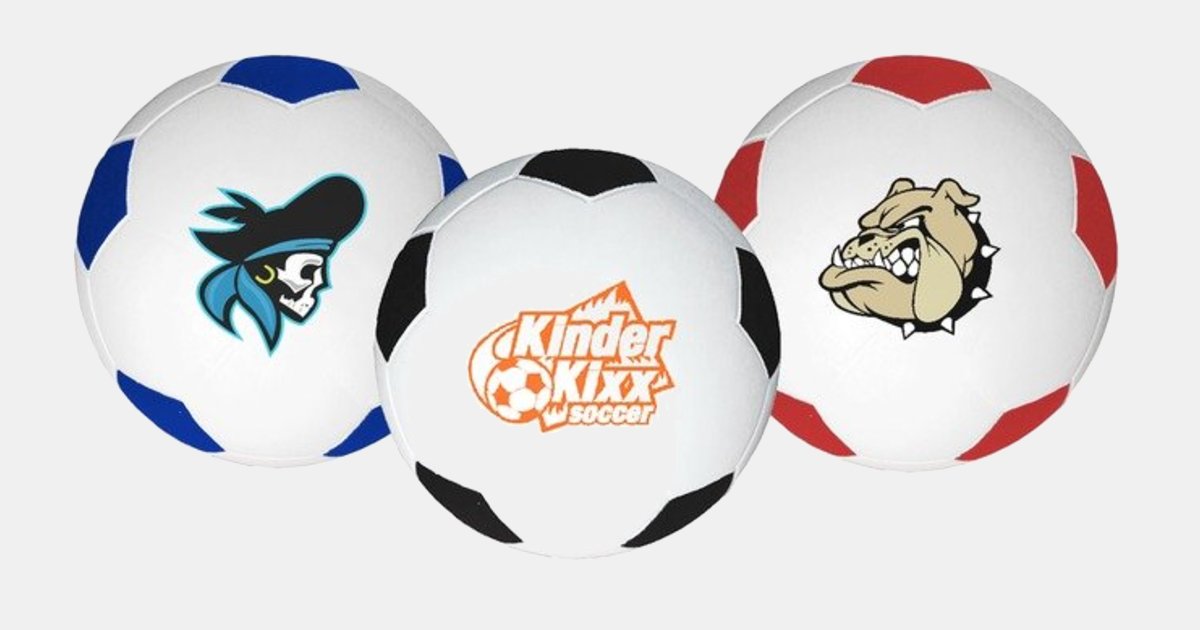 Foam Soccer Ball 4" with your logo