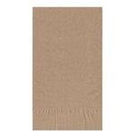 Foil Stamped 2-Ply Kraft 1/8 fold Dinner Napkin - Kraft