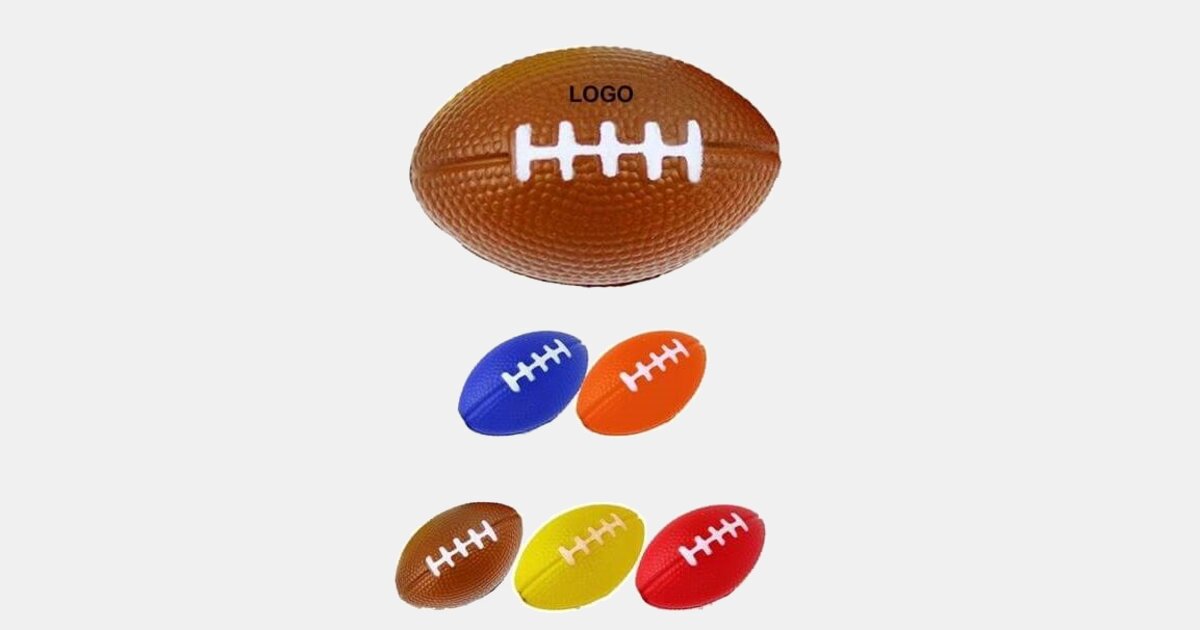 Football Stress Ball Reliever with your logo