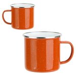 Foundry 16 oz Enamel-Lined Iron Coffee Mug - Orange