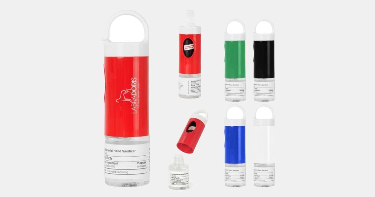 Custom Printed Fresh & Clean Dog Bag Dispenser With 1 Oz Hand S with