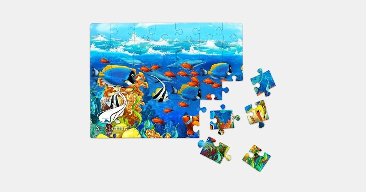 Full Color Custom Jigsaw Puzzle with your logo