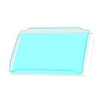 Full Color Large Serving Tray - Cyan