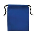 Full Color Non-Woven Drawstring Pouch - Blue