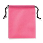 Full Color Non-Woven Drawstring Pouch - Pink