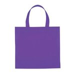 Full Color Non-Woven Mini Tote Bag - Purple