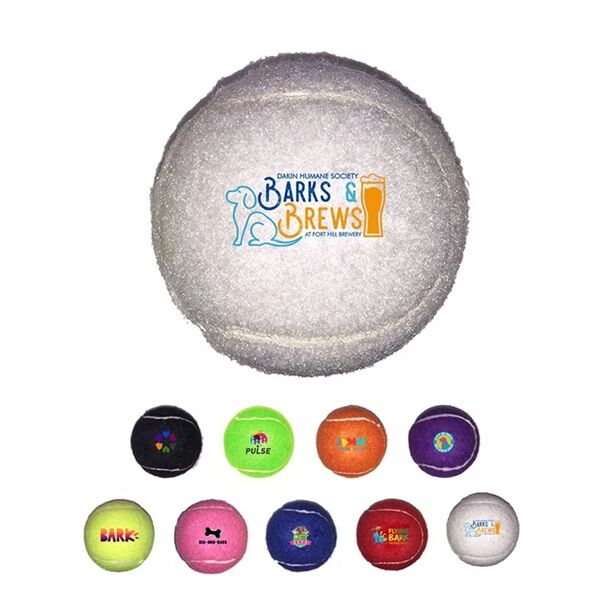 Main Product Image for Custom Imprinted Full Color Pet Tennis Ball Toy