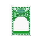 Full Color Playing Cards - Green