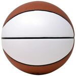 Full Sized Basketball - White-brown