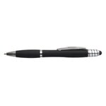 Fullerton Velvet-Touch MGC Spin Top Stylus Pen - Metallic Black