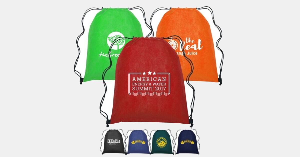 Custom Printed Gateway Drawstring Backpack with your logo ...