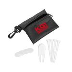 Golf Kit in Pouch - Black