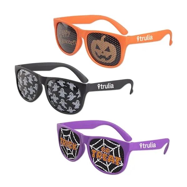 Main Product Image for Custom Printed Halloween Art Pinhole Sunglasses