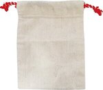 Handy Canvas First Aid Kit - Natural With Red Stripe Strings