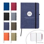 Heathered Journal with pen loop - Royal Blue