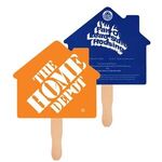 House Shape Hand Fan -  