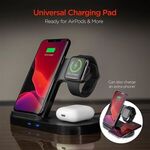 Hypergear 3-In-1 Wireless Charging Dock -  