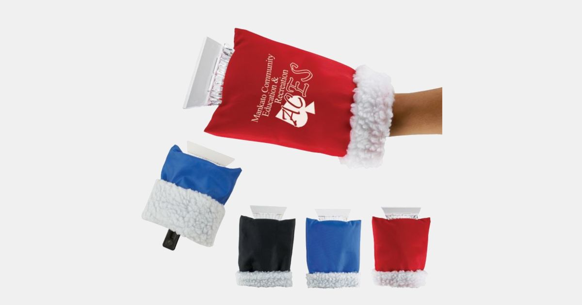 Ice Scraper Hand Mitten Customized