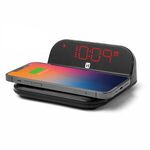 iHome Alarm Clock With Qi Wireless Charger - Black