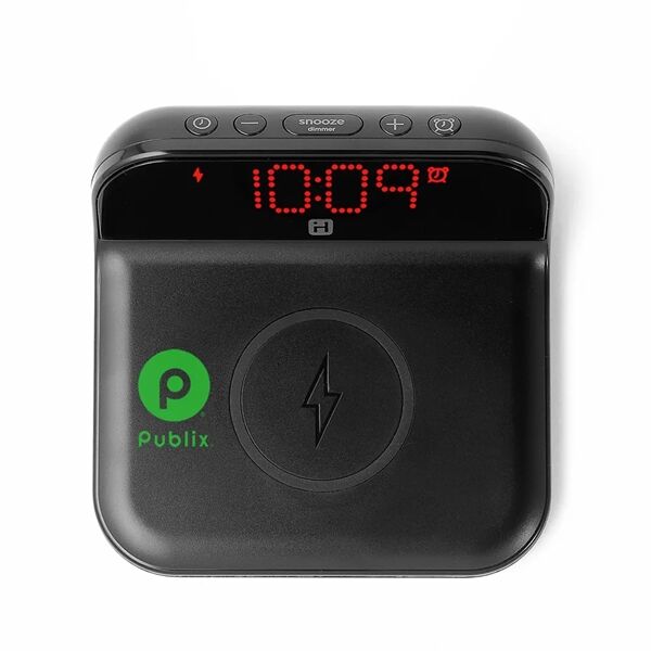 Main Product Image for Custom Printed iHome Alarm Clock With Qi Wireless Charger