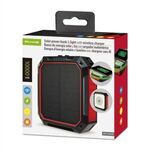 iLive™ Solar Power Bank & Light with Wireless Charger -  