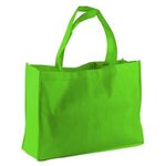 Imprinted Tote Bag Non-Woven Tote 16 In - Lime