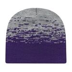 In Stock Static Pattern Knit Beanie -  