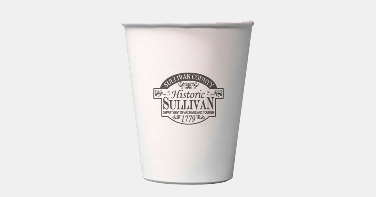 USA Made 8 Oz Insulated Paper Cup with your logo | MiniThrowBalls.com