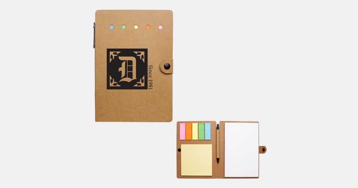Large Snap Notebook With Desk Essentials with your logo ...