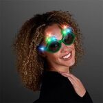 Light Up Christmas Tree Sunglasses -  