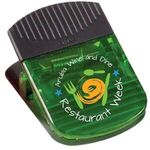 Magnetic Mega Clip, Full Color Digital - Transparent Green