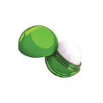 Metallic Finish Round Lip Balm - Metallic Green