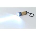 Mini LED Bamboo Flashlight -  