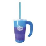 Mood™ 20 oz. Stackable Beer Stein/Straw/Lid Set - Blue/Purple