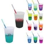 Mood 22 oz. Stadium Cup/Straw/Lid Set -  