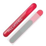 Nail File in Plastic Sleeve - Red