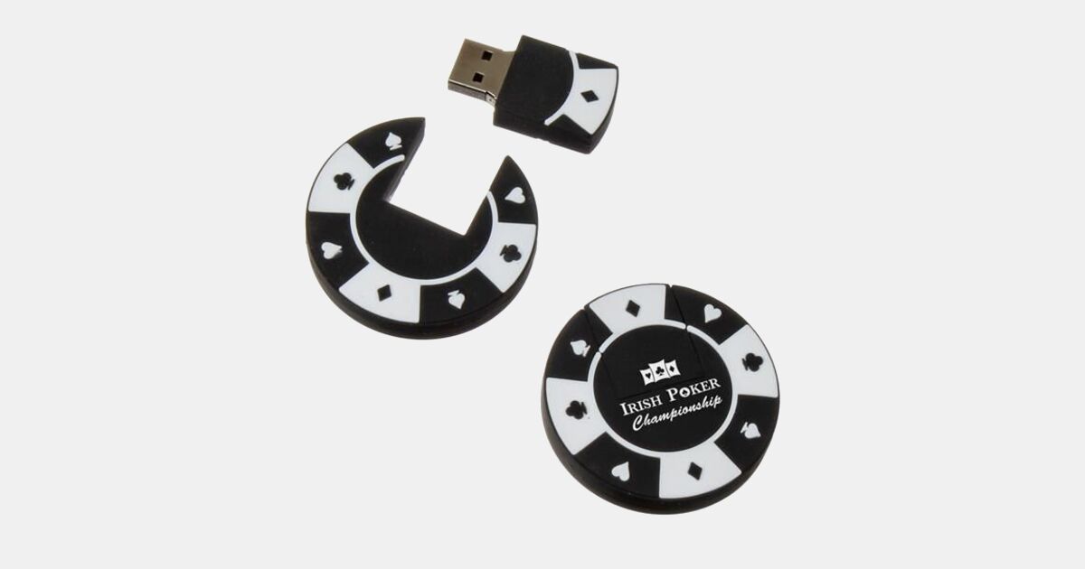 Poker Chip USB Drive with your logo