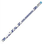 Buy Custom Imprinted Political Foil Pencil - Democrat