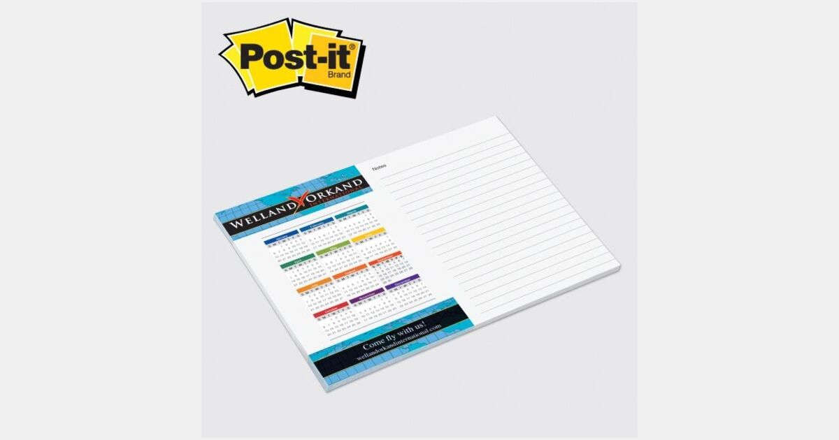Post-it(R) Custom Printed Notepad - 6